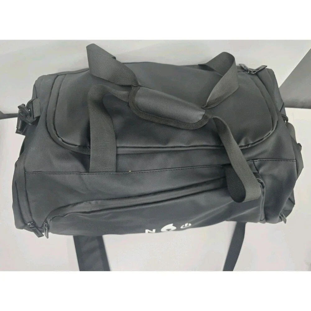 Black Convertible Duffel Backpack